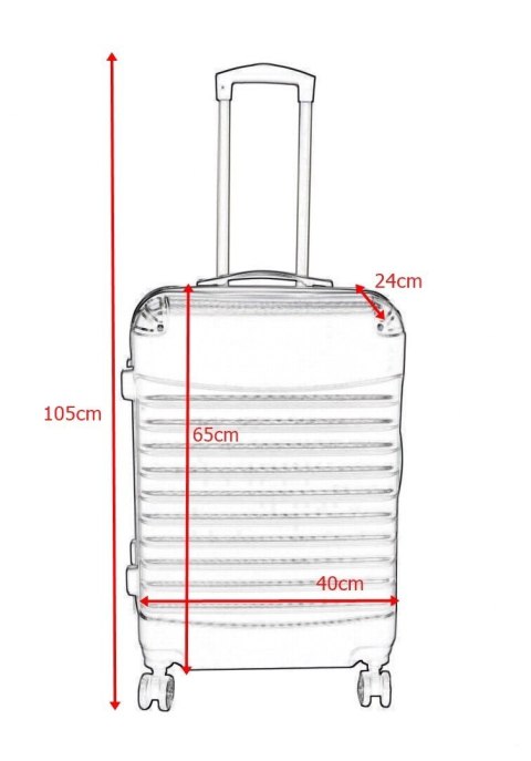 SET WALIZEK SAMOLOT SOLIDNE XL+L+M SET WALIZEK SAMOLOT SOLIDNE XL+L+M
