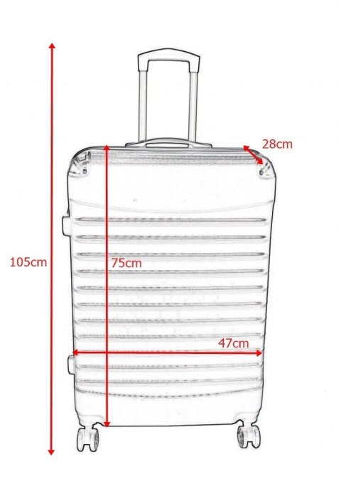 SET WALIZEK SAMOLOT SOLIDNE XL+L+M SET WALIZEK SAMOLOT SOLIDNE XL+L+M