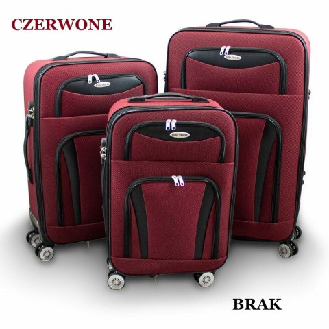 ZESTAW WALIZEK 3W1 MATERIAŁOWYCH 5 KOLORÓW 3 SZT ZESTAW WALIZEK 3W1 MATERIAŁOWYCH 5 KOLORÓW 3 SZT