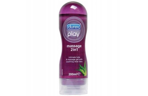 DUREX PLAY 2W1 200ML 6 SZTUK ŻEL INTYMNY DO MASAŻU ALOE VERA DUREX PLAY 2W1 200ML 6 SZTUK ŻEL INTYMNY DO MASAŻU ALOE VERA