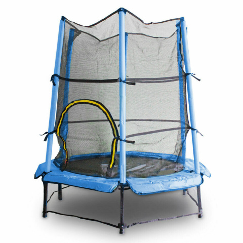 TRAMPOLINA DZIECIĘCA DLA DZIECI 140CM DO DOMU OGRODU Z OSŁONĄ I SIATKĄ TRAMPOLINA DZIECIĘCA DLA DZIECI 140CM DO DOMU OGRODU Z OSŁONĄ I SIATKĄ