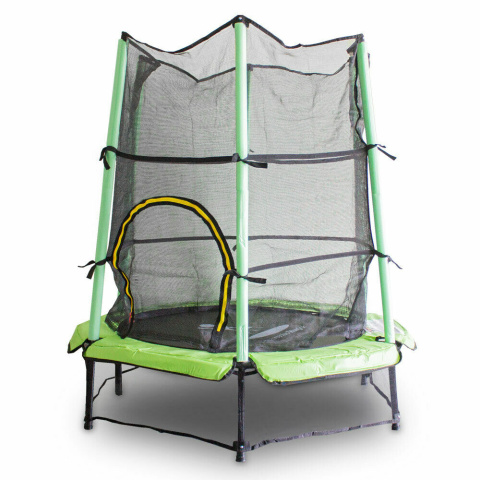 TRAMPOLINA DZIECIĘCA DLA DZIECI 140CM DO DOMU OGRODU Z OSŁONĄ I SIATKĄ TRAMPOLINA DZIECIĘCA DLA DZIECI 140CM DO DOMU OGRODU Z OSŁONĄ I SIATKĄ