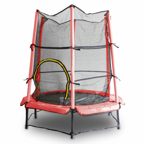 TRAMPOLINA DZIECIĘCA DLA DZIECI 140CM DO DOMU OGRODU Z OSŁONĄ I SIATKĄ TRAMPOLINA DZIECIĘCA DLA DZIECI 140CM DO DOMU OGRODU Z OSŁONĄ I SIATKĄ