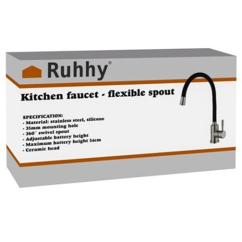 Bateria kuchenna- elastyczna wylewka Ruhhy 22821 Bateria kuchenna- elastyczna wylewka Ruhhy 22821