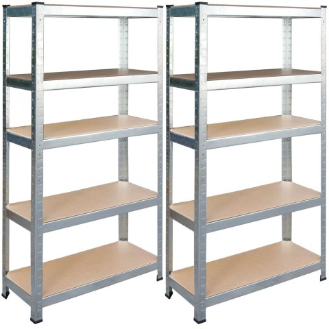 Regał metalowy magazynowy zestaw 2 szt 180 x 90 x 40 cm Humberg HR-812 Regał metalowy magazynowy zestaw 2 szt 180 x 90 x 40 cm Humberg HR-812