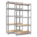 Regał metalowy magazynowy zestaw 2 szt 180 x 90 x 40 cm Humberg HR-812 Regał metalowy magazynowy zestaw 2 szt 180 x 90 x 40 cm Humberg HR-812