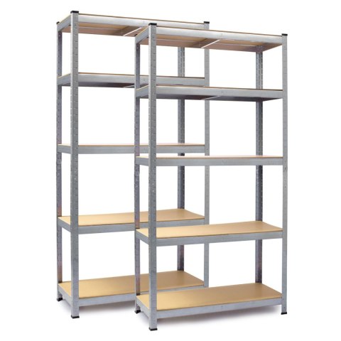 Regał metalowy magazynowy zestaw 2 szt 180 x 90 x 40 cm Humberg HR-812 Regał metalowy magazynowy zestaw 2 szt 180 x 90 x 40 cm Humberg HR-812