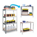 Regał metalowy magazynowy zestaw 2 szt 180 x 90 x 40 cm Humberg HR-812 Regał metalowy magazynowy zestaw 2 szt 180 x 90 x 40 cm Humberg HR-812
