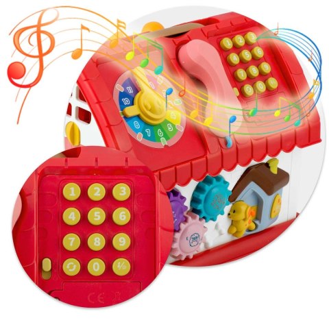 Zabawka edukacyjna domek z telefonem RK-754 Ricokids Zabawka edukacyjna domek z telefonem RK-754 Ricokids