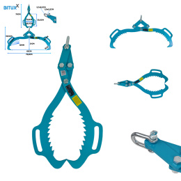 CHWYTAK DO DREWNA 520MM 500KG KLESZCZE SZCZYPCE DO DRZEWA SAMOZACISKOWY