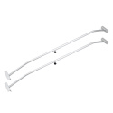 Aluminiowe wsporniki do plandek 2 sztuki komplet srebrne 100cm-145cm Aluminiowe wsporniki do plandek 2 sztuki komplet srebrne 100cm-145cm