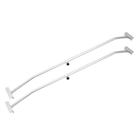 Aluminiowe wsporniki do plandek 2 sztuki komplet srebrne 100cm-145cm Aluminiowe wsporniki do plandek 2 sztuki komplet srebrne 100cm-145cm
