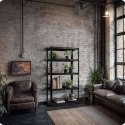Regał metalowy magazynowy 180 x 90 x 40 cm Humberg HR-851 czarny Regał metalowy magazynowy 180 x 90 x 40 cm Humberg HR-851 czarny