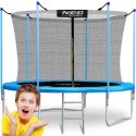 Trampolina ogrodowa 8ft/252cm z siatką wewnętrzną i drabinką Neo-Sport Trampolina ogrodowa 8ft/252cm z siatką wewnętrzną i drabinką Neo-Sport