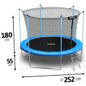 Trampolina ogrodowa 8ft/252cm z siatką wewnętrzną i drabinką Neo-Sport Trampolina ogrodowa 8ft/252cm z siatką wewnętrzną i drabinką Neo-Sport