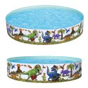 Basen ogrodowy dla dzieci dinozaur 183 x 38 cm Bestway 55022 Basen ogrodowy dla dzieci dinozaur 183 x 38 cm Bestway 55022