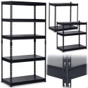 Regał metalowy magazynowy 183 x 90 x 45 cm Humberg HR-700 czarny Regał metalowy magazynowy 183 x 90 x 45 cm Humberg HR-700 czarny