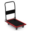Wózek transportowy platformowy HM-505 czarno-czerwony Wózek transportowy platformowy HM-505 czarno-czerwony